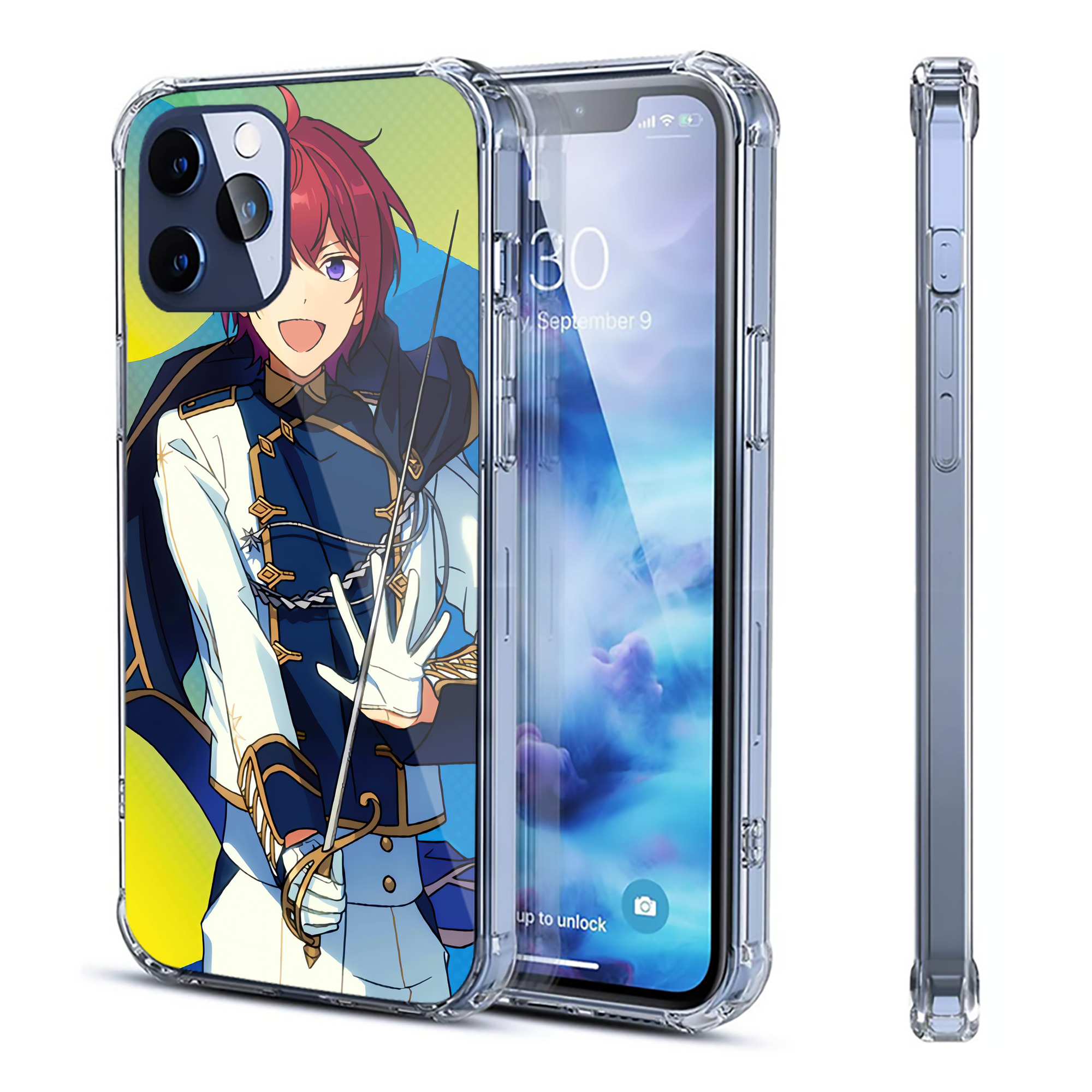 （画像用） あんさんぶるスターズ! Ensemble Stars 【iPhone 12シリーズ対応】透明スマホケース（クリアソフトケース）